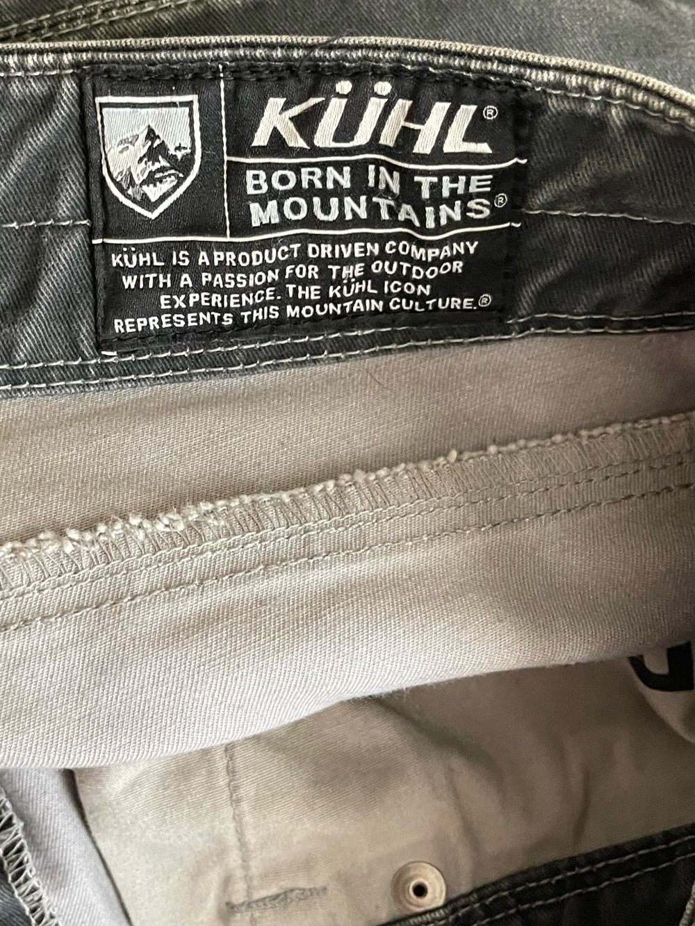 KÜHL Rydr Pants Black Heavyweight Patina Workwear Utility Outdoor Pants Sz 34x32 - Picture 8 of 11